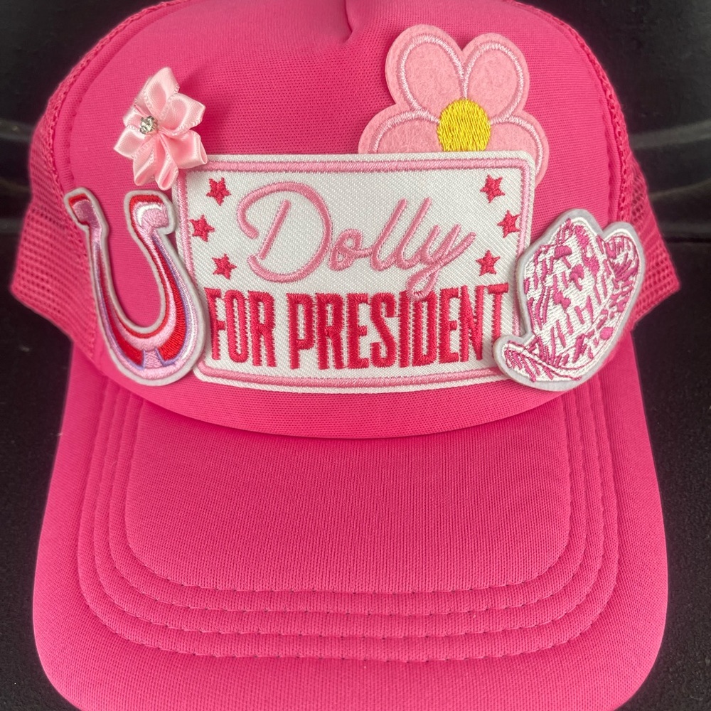 Dolly For President Trucker Cap NWOT